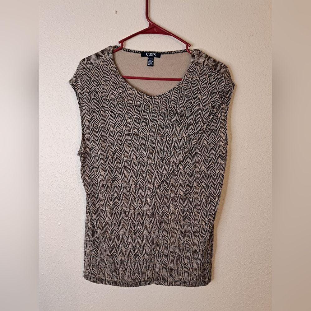 Chaps sleeveless blouse size XL